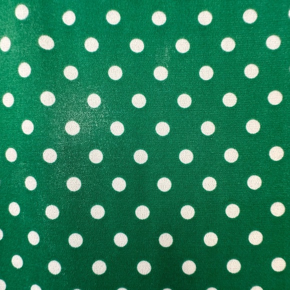 NWT Women’s Dress Kelly green with white polka dots - Picture 2 of 7